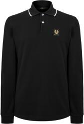 BELSTAFF Блуза с яка BELSTAFF Tip Long Sleeve Polo Shirt - Black