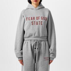 Fear of god essentials Суичър FEAR OF GOD ESSENTIALS Heavy Fleece State Hoodie - Dark Heather