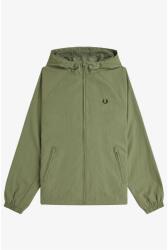 Fred Perry Men's Taslan Hooded Shell Rain Anorak - Olive Mint X88