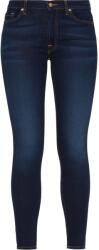 7 For All Mankind Дънки 7 For All Mankind Women's High-Waisted Cropped Skinny Jeans - Rinsed Blue