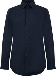 HUGO BOSS Men's HBB Hank Kent Shirt Precision Tailoring Comfort - Dark Blue 404
