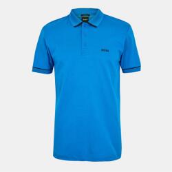 Boss Блуза с яка Boss Men's Paule Cotton Short Sleeve Slim Fit Polo Shirt - Open Blue