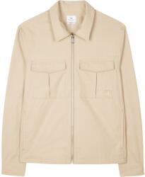Ps paul smith Риза с дълъг ръкав PS PAUL SMITH Men's Cotton Zip Long Sleeve Overshirt - Beige 61 - sportihobi - 424,40 лв