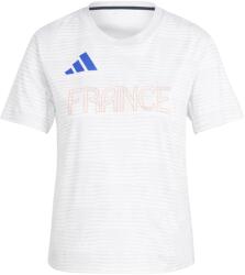 adidas Фланелка с къс ръкав Adidas Women's Team Trainer Short Sleeve Performance Gym Top - White