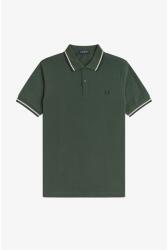 Fred Perry Блуза с яка Fred Perry Short Sleeve Twin Tipped Polo Shirt - Court Green 53A