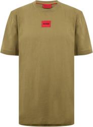 Hugo Тениска Hugo Mens HUGO Diragolino Contemporary T-Shirt with Logo Detail - Green 389