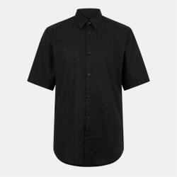 Giorgio Armani Риза Armani Exchange Men's Short-Sleeve Plain Shirt - Black