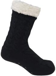 Miso Чорапи Miso Women's Christmas Jacquard Slipper Socks - Black