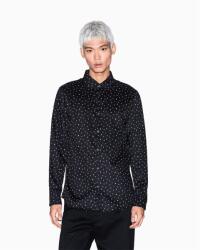 Giorgio Armani Риза Armani Exchange Men's Long Sleeve Plain Shirt - Black - sportihobi - 279,66 лв