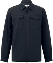 AQUASCUTUM Риза с дълъг ръкав AQUASCUTUM Men's Active Stretch Long Sleeve Zip Overshirt - Black