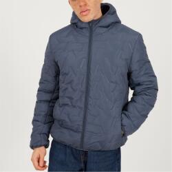 Brave Soul Яке Brave Soul Mens Padded Heat Seal Jacket with Hood - Steel Blue