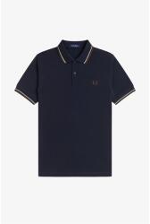 Fred Perry Блуза с яка Fred Perry Short Sleeve Twin Tipped Polo Shirt - Navy 52A