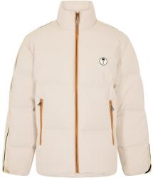 Palm angels Яке PALM ANGELS Men's Tree Logo Corduroy Down Short Puffer Jacket - Ivory/Off White