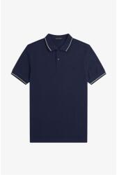 Fred Perry Блуза с яка Fred Perry Short Sleeve Twin Tipped Polo Shirt - Tennis Blue Y21