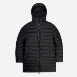RAINS Яке RAINS Men's Long Medium Puffer Jacket - Black
