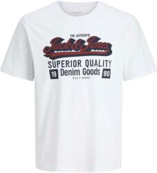 JACK & JONES Мъжка тениска Jack and Jones Jack Colour Logo T-Shirt Plus Size Mens - Cloud Dancer