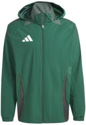 adidas Men's Tiro24 Rain Anorak - Dark Green