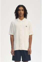 Fred Perry Риза Fred Perry Men's Short-Sleeve Plain Shirt - Ecru 560