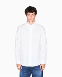 Giorgio Armani Риза Armani Exchange Men's Long Sleeve Plain Shirt - Off White