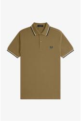 Fred Perry Блуза с яка Fred Perry Short Sleeve Twin Tipped Polo Shirt - ShadedStone Z60