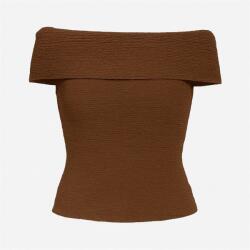 I Saw It First Потник I Saw It First Textured Bardot Sleeveless Top - Chocolate