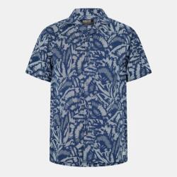 Barbour International Риза с къс ръкав Barbour International Men's B. Intense Kew All Over Print Short Sleeve Shirt - Navy