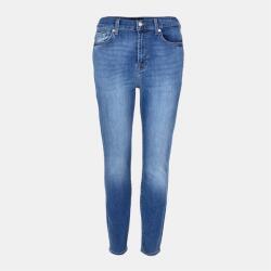7 For All Mankind Дънки 7 For All Mankind Women's Ankle Skinny Jeans - Mid Blue