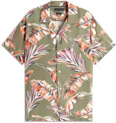 Tommy Hilfiger Men's Floral Short-Sleeve Patterned Shirt - BattleGreen 0H7