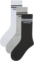 Lyle and Scott Чорапи Lyle and Scott Kids' Crew Socks - White/Blk/Grey