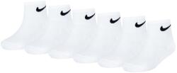Nike Детски чорапи Nike 6 Pack of Trainer Socks Infants - White