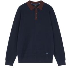 PS Paul Smith Блуза с яка PS Paul Smith Men's Knitted Long Sleeve Polo Shirt - Blue 49