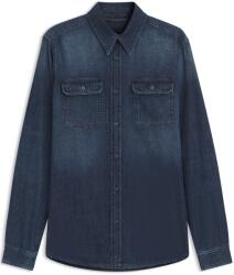 HUGO BOSS Риза с дълъг ръкав Boss Men's Double Breasted Cotton Long Sleeve Denim Shirt - Blue 426