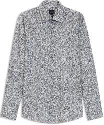 HUGO BOSS Риза с дълъг ръкав Boss Men's Floral Print Stretch Cotton Long Sleeve Slim Fit Shirt - Med Green 314