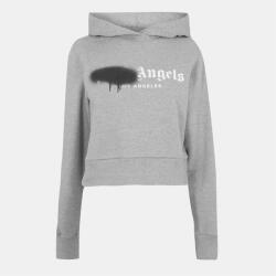 Palm angels Суичър PALM ANGELS Women's Over the Head Cropped Hoodie - Grey/Blk