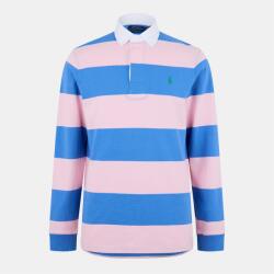 Ralph Lauren Men's Stripe Rugby Shirt - Pink/Blue