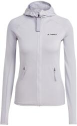 Adidas Яке Adidas Terrex Tech Flooce Light Hooded Hiking Jacket Wome - Silver Dawn