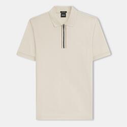 Boss Блуза с яка Boss Men's H-Paras 65 Polo Quarter Zip Shirt - Open White 131