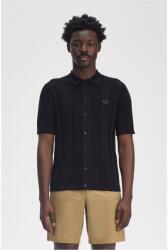 Fred Perry Риза Fred Perry Men's Short-Sleeve Plain Shirt - Black 102