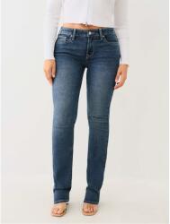 True Religion Дънки True Religion TR Billie Stretch Mid Rise Straight Jeans - Med Bonechill