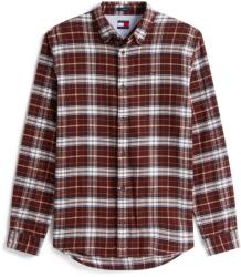 Tommy Hilfiger Риза с дълъг ръкав Tommy Jeans Men's TJ Flannel Long Sleeve Patterned Shirt - Rich Brown