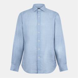 Ralph Lauren Custom Fit Mallet-Print Linen Shirt - Blue Mallet