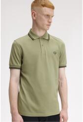 Fred Perry Блуза с яка Fred Perry Short Sleeve Twin Tipped Polo Shirt - Olive Mint Y64
