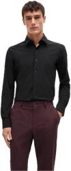 HUGO BOSS Риза с дълъг ръкав Boss Men's Hank Kent Long Sleeve Oxford Shirt - Black
