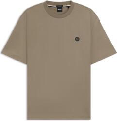 Boss Тениска Boss Mens BOSS BLACK Taut Minimalist Design T-Shirt with Logo Detail - Open Brown 245