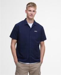 Barbour International Риза с къс ръкав Barbour International Twill Short Sleeve Shirt - Mnght Blue BU58