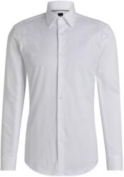 HUGO BOSS Риза с дълъг ръкав Boss Men's H-Hank-Kent-C1 Long Sleeve Shirt - White 100