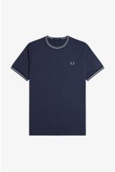 Fred Perry Тениска Fred Perry Twin Tipped T-Shirt - Dk Airforce Z47