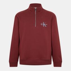 Calvin Klein Men's CKJ Monogram Quarter-Zip Fleece - Mocha Moment