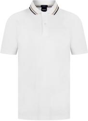 Boss Блуза с яка Boss Mens BOSS BLACK Penrose Slim Fit Polo Shirt with Signature Tipped Collar - White 100