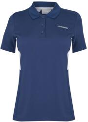 HEAD Блуза с яка HEAD Women's Club Tech Short Sleeve Performance Polo Shirt - Blue